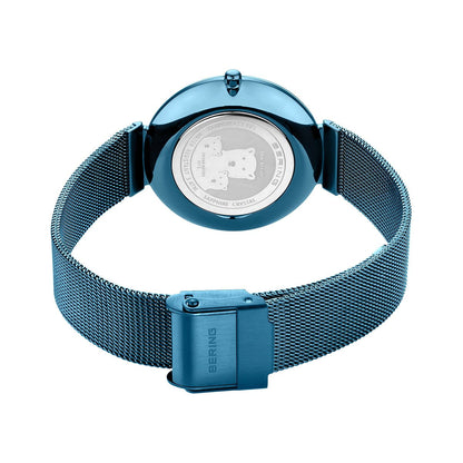 Bering Classic Blue Dial Analog Watch For Women 18132-Charity 1