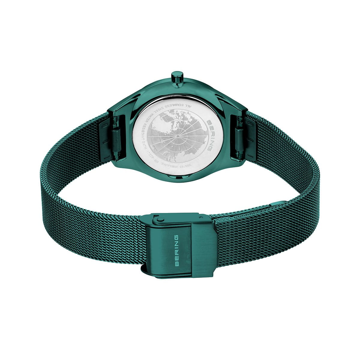 Bering Ultra Slim Green Dial Analog Women Watch – 18729-888