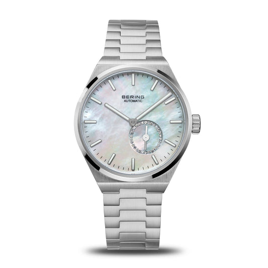 Bering White Dial Automatic Analog Watch For Women 19435-704