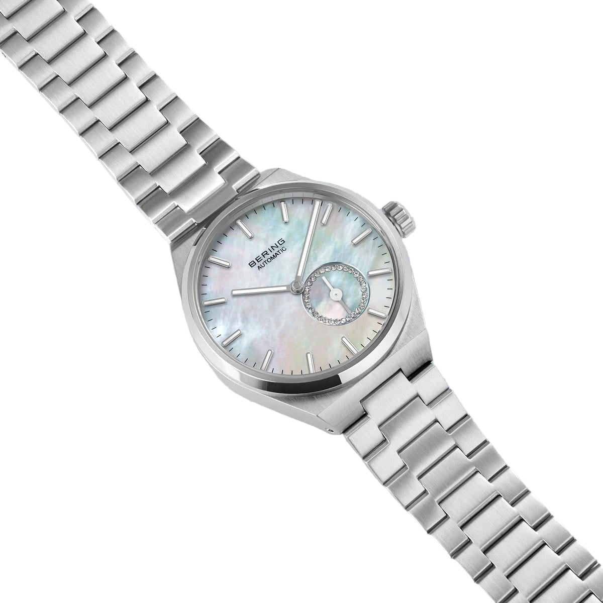 Bering White Dial Automatic Analog Watch For Women 19435-704