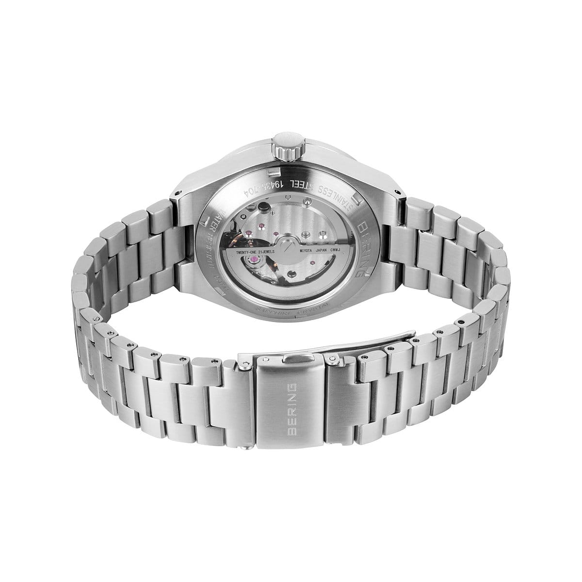 Bering White Dial Automatic Analog Watch For Women 19435-704