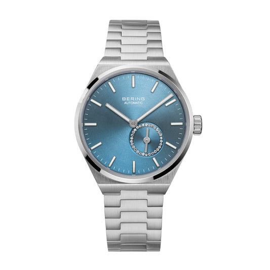 Bering Blue Dial Automatic Analog Watch For Women 19435-Charity
