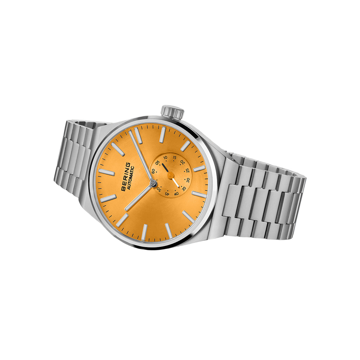 Bering Orange Dial Automatic Analog Watch For Men 19441-701