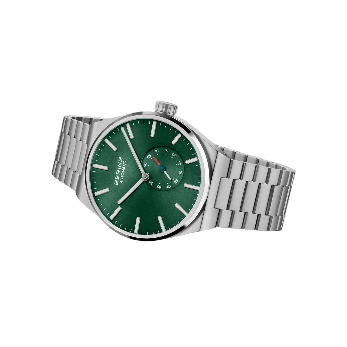 Bering Green Dial Automatic Analog Stainless Steel Men Watch 19441-708
