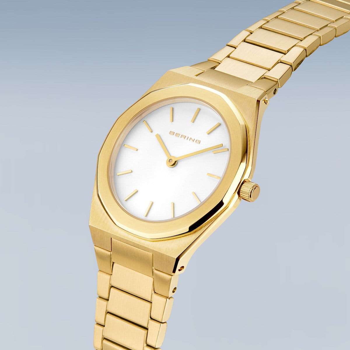 Bering Classic Silver Dial Analog Stainless Steel Men Watch 19632-730