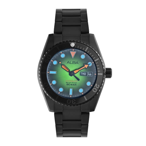 ALBA Mechanical Tokyo Neon Dial Automatic Men's Watch - AL4285X1 - Buy Now at Sai Creations Watches