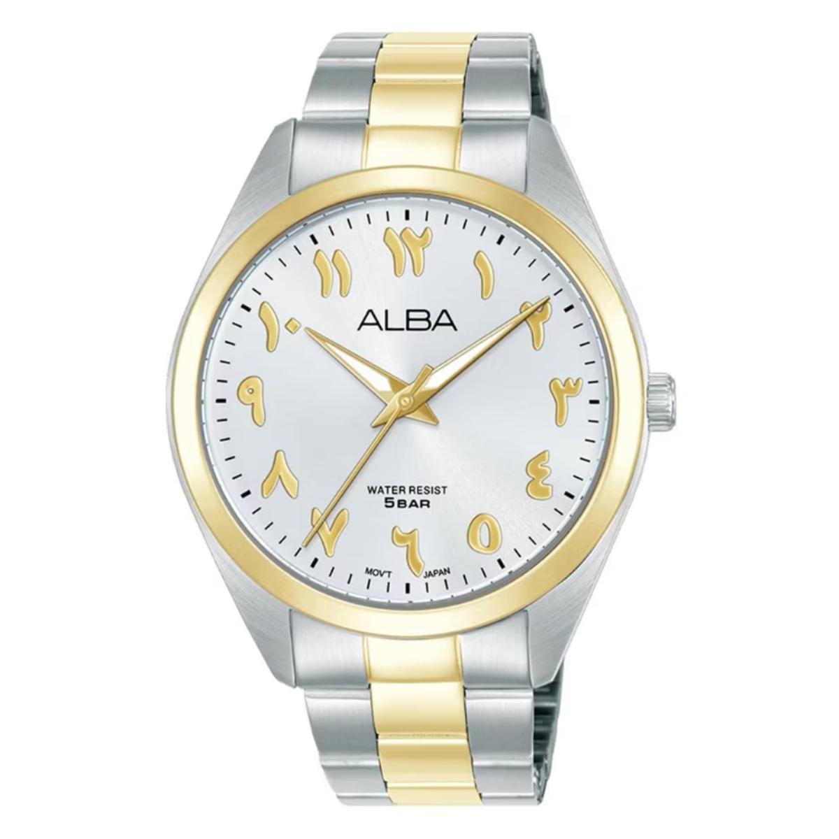 ALBA Quartz White Dial Analog Stainless Steel Men's Watch ARX158X1