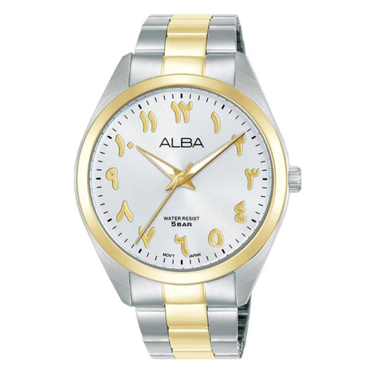 ALBA Quartz White Dial Analog Stainless Steel Men's Watch ARX158X1