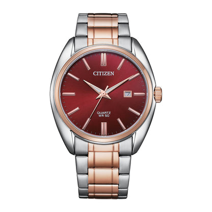 Citizen Hyperion Quartz Red Dial Men's Watch - BI5104-57X