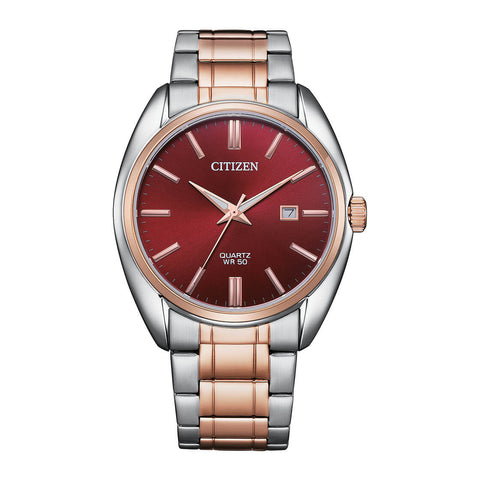 Citizen Hyperion Quartz Red Dial Men's Watch - BI5104-57X - Buy Now at Sai Creations Watches