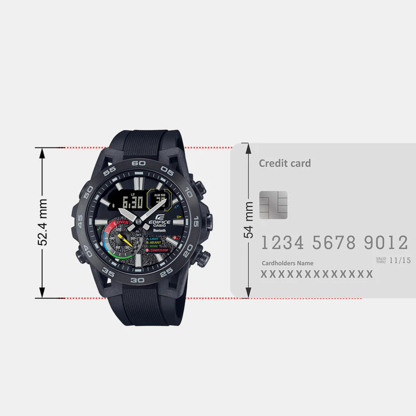 ED577 | CASIO Edifice Black IP Men's Watch