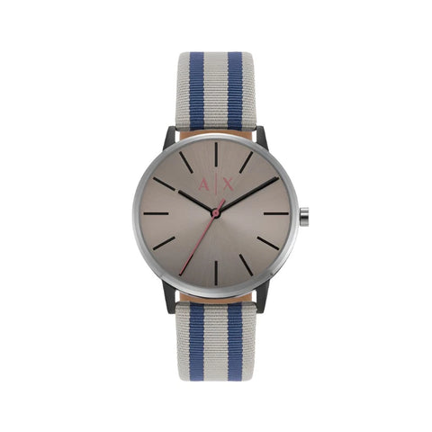 AX2757 | ARMANI EXCHANGE Male Grey Analog Fabric Watch - Buy Now at Sai Creations Watches