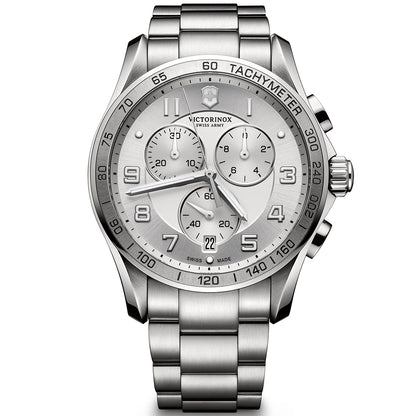 Victorinox Classic Round Silver Dial Analog Men Watch 241654
