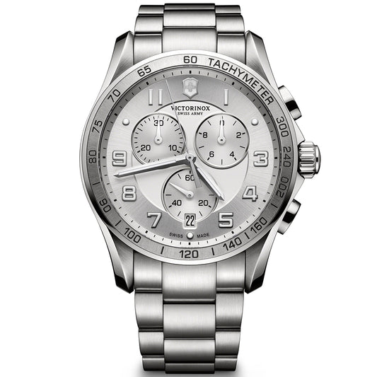 Victorinox Classic Round Silver Dial Analog Men Watch 241654