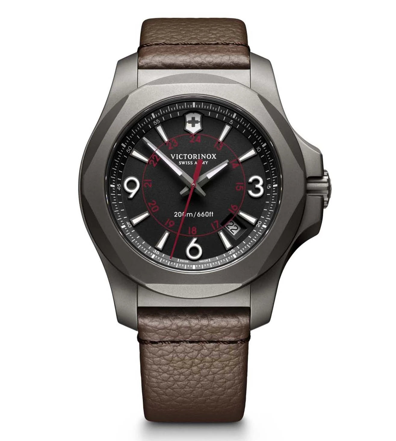 241778 VICTORINOX | I.N.O.X 43mm Round Black Dial Watch (Men)