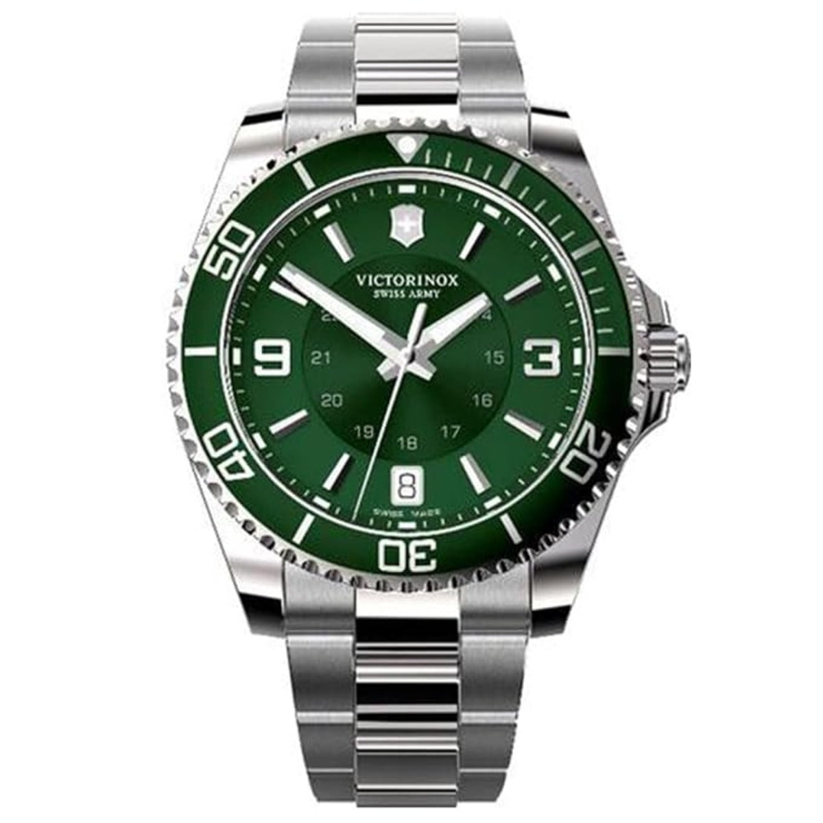 Victorinox Maverick Large Green Dial Analog Watch For Men 241934
