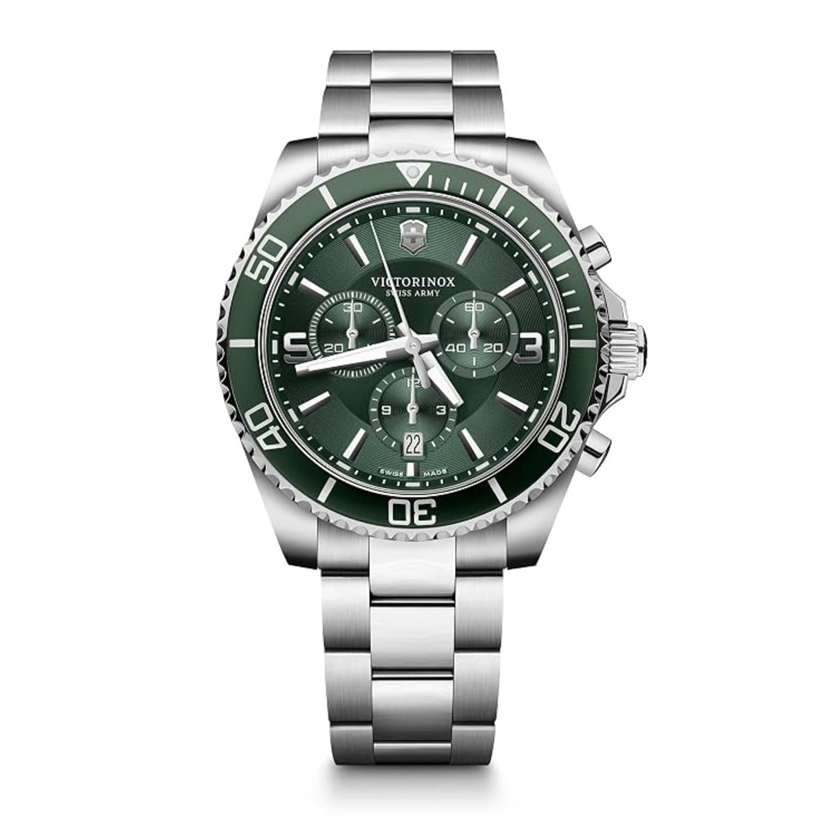 Victorinox Maverick Sport Green Dial Analog Chronograph Men's Watch 241946