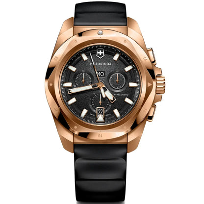 Victorinox I.N.O.X. Black Dial Analog Chronograph Men's Watch 249177