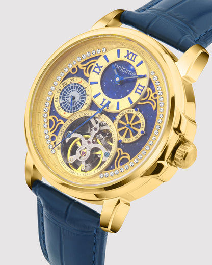 Britime Aquatica Gold Dial With Roman Numerals Men's Watch - 274-L20507