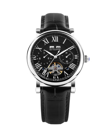 Britime Motion Black Dial With Roman Numerals Automatic Men's Watch - 323-L10406 - Buy Now at Sai Creations Watches