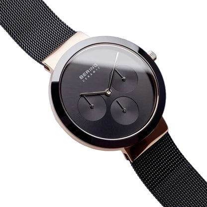 Bering Ceramic Black Dial Analog Watch For Women 35036-262