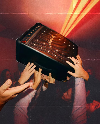 Marshall BROMLEY 450 Party speaker with 40+ hours of portable playtime Black and Brass