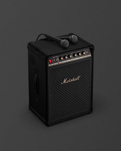Marshall BROMLEY 450 Party speaker with 40+ hours of portable playtime Black and Brass