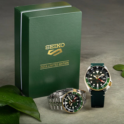 Seiko 5 Sports Forest Green Sunrise India Limited Edition Watch - SSK050K1