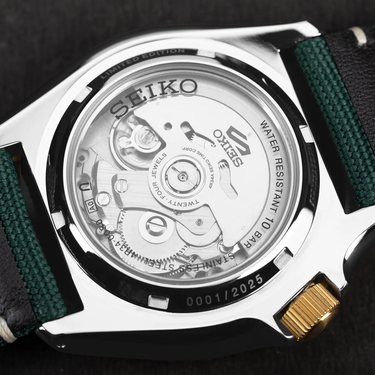 Seiko 5 Sports Forest Green Sunrise India Limited Edition Watch - SSK050K1
