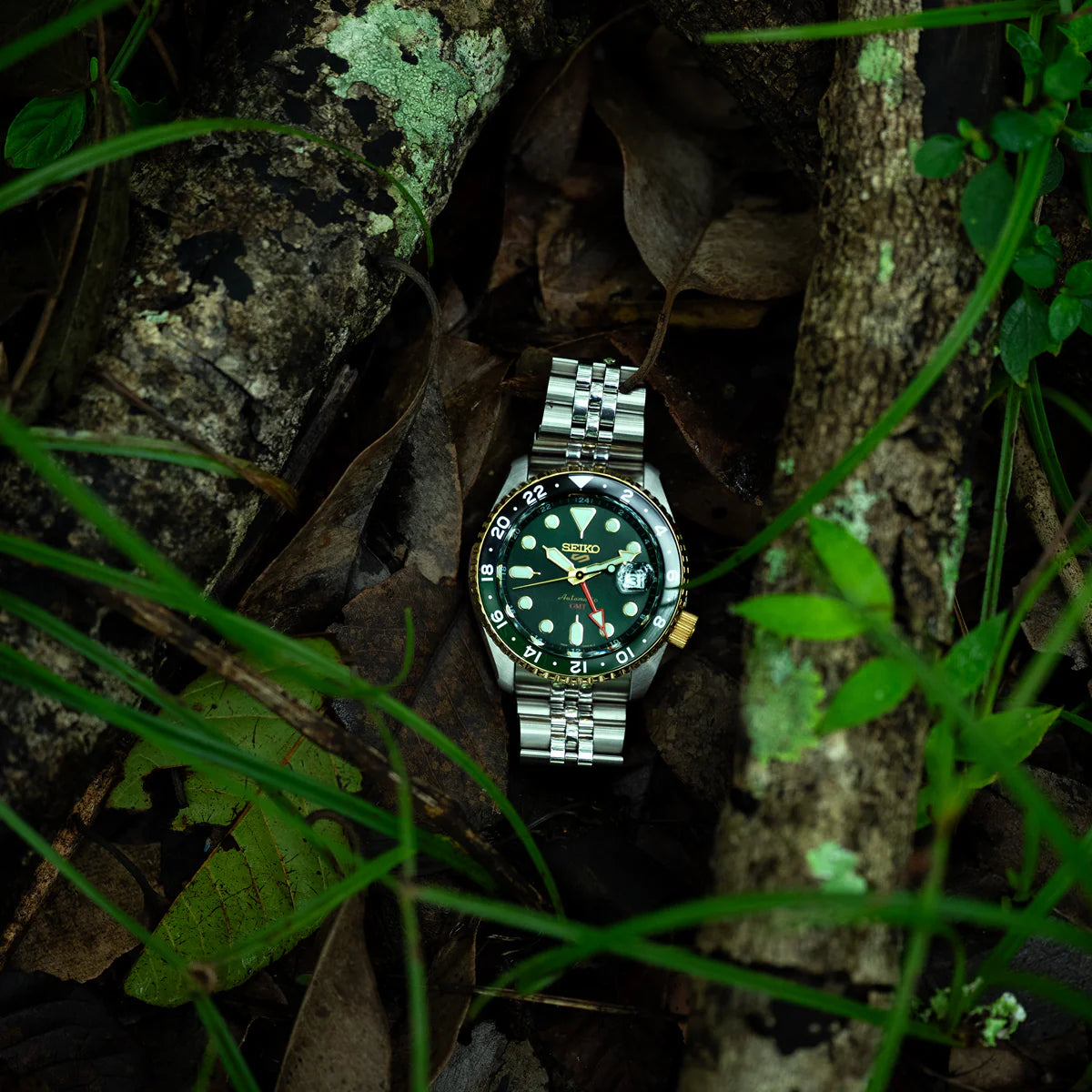 Seiko 5 Sports Forest Green Sunrise India Limited Edition Watch - SSK050K1