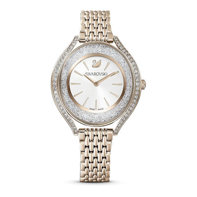 Swarovski Crystalline Aura Oval Silver Dial Analog Women's Watch 5519456