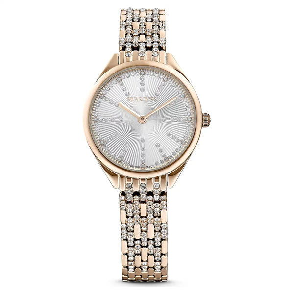 Swarovski Attract Quartz Gold Dial Analog Women's Watch 5610484