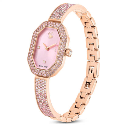 Swarovski Dextera bangle Pink Dial Analog Women's Watch 5717588