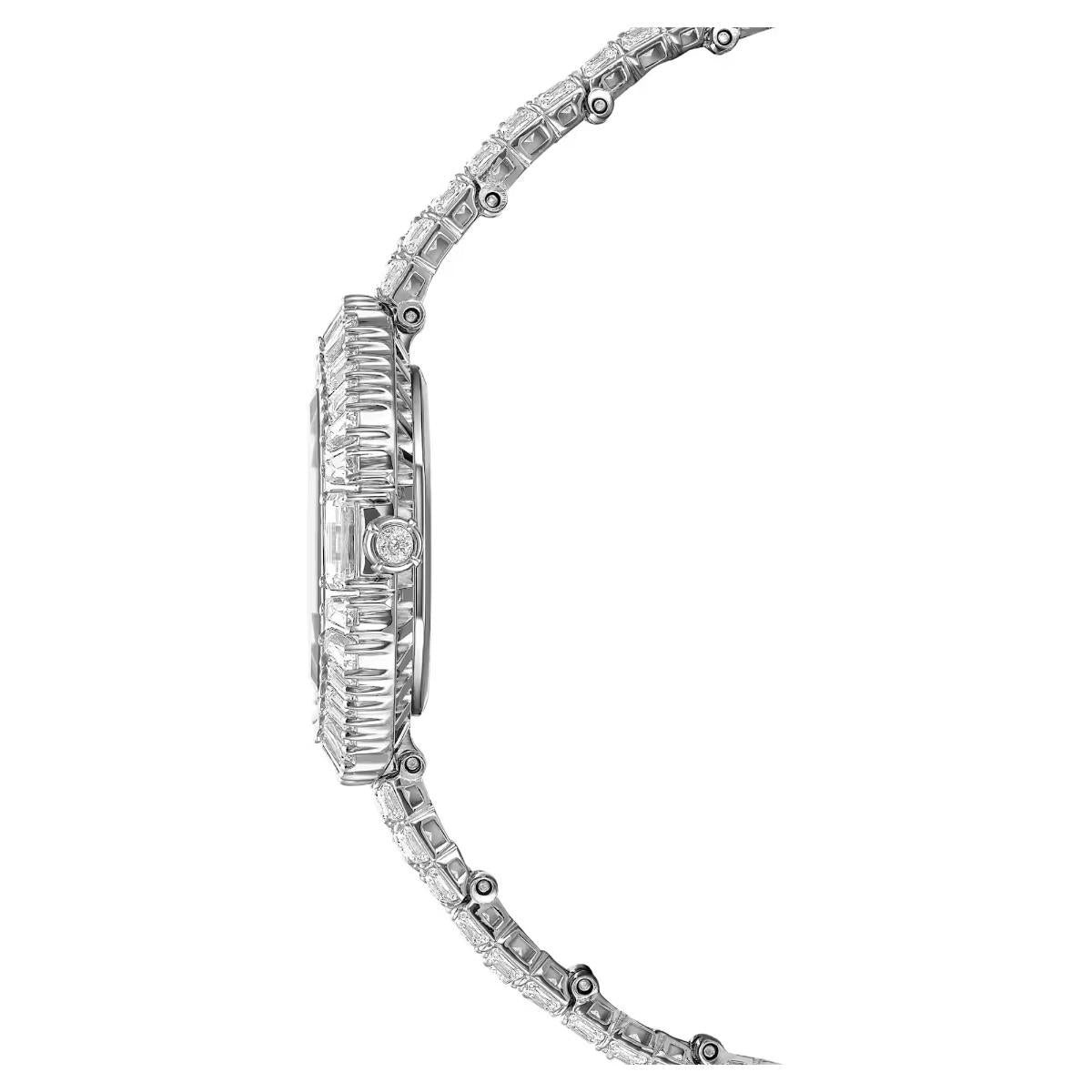 Diamond bracelet on a white background