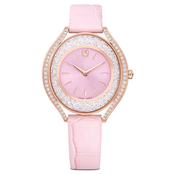 Swarovski Crystalline Aura Pink Dial Analog Women's Watch 5730150
