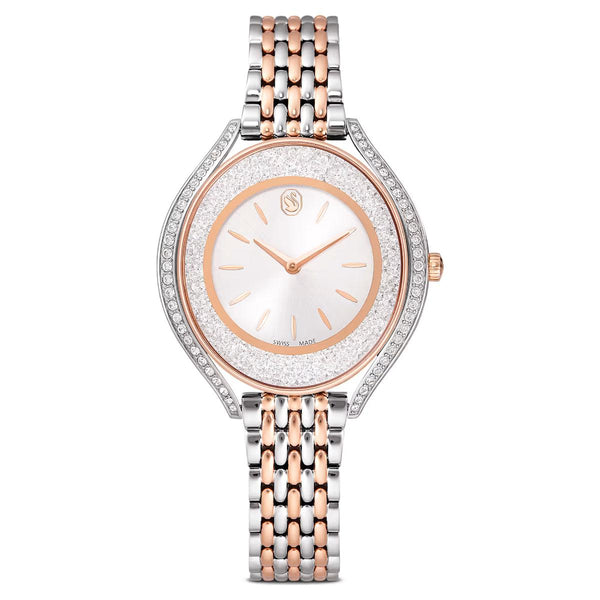 Swarovski Crystalline Aura Silver Dial Analog Women's Watch 5730162