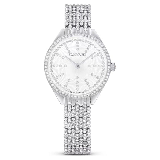 Swarovski Quartz Attract Silver Round Dial Analog Women's Watch 5742479