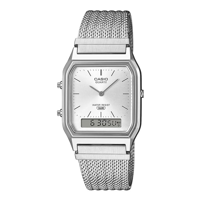 Casio VINTAGE AQ-230EM-7ADF Digital Analog Watch - D418