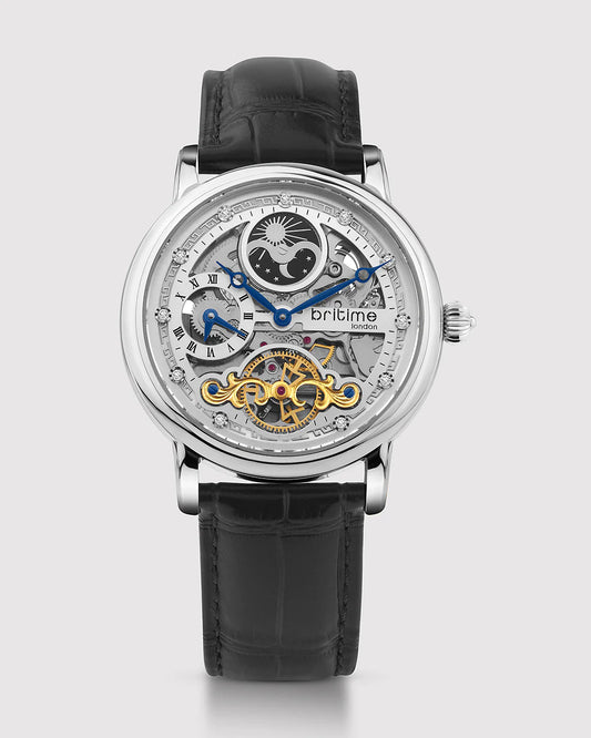 Britime Crist Automatic Silver Dial Multifunction Men Watch 641-L10306