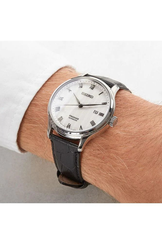 SRPC83J1 SEIKO PRESAGE CLASSIC ROMAN SAPPHIRE DRESS WATCH Sai Creations Watches