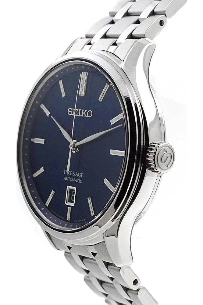 SRPD41J1 | SEIKO PRESAGE ROUND BLUE MEN WATCHES