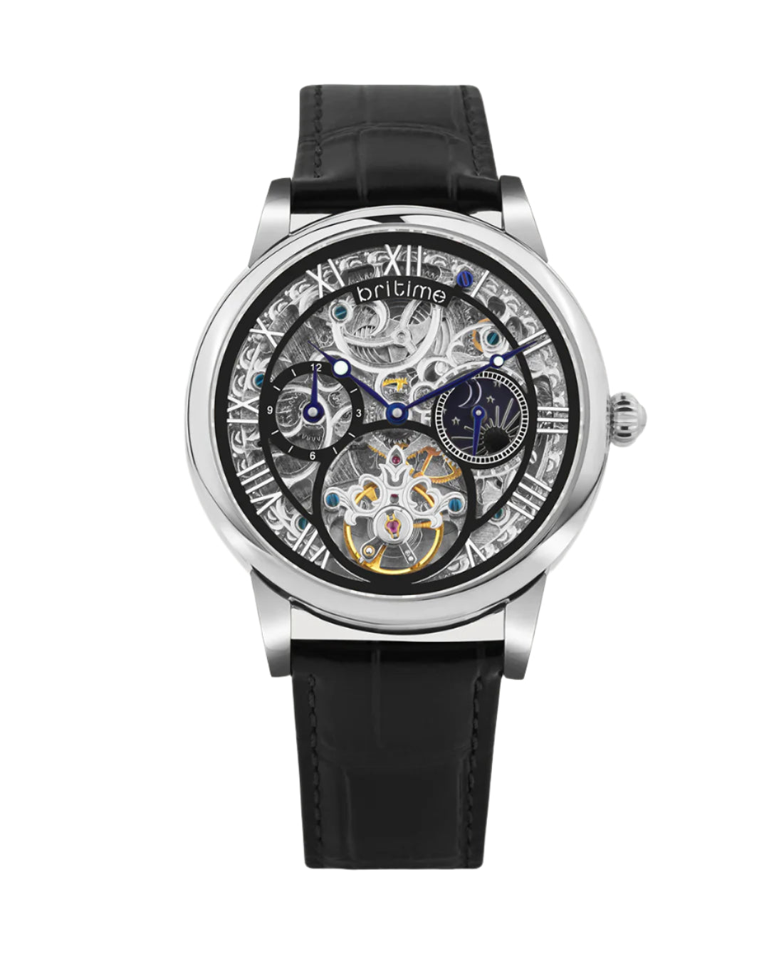 Britime Britime Stellor Open Heart Dial With Roman Numerals Men's Watch - 786 ...