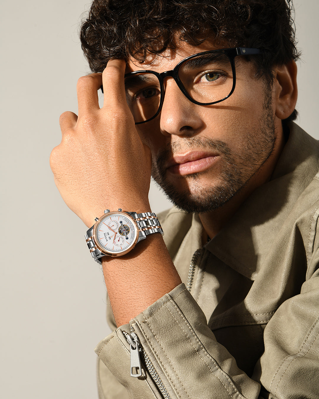 Britime Celestial Silver Dial Multifunction Stainless steel Automatic Men's Watch - 867-M30305