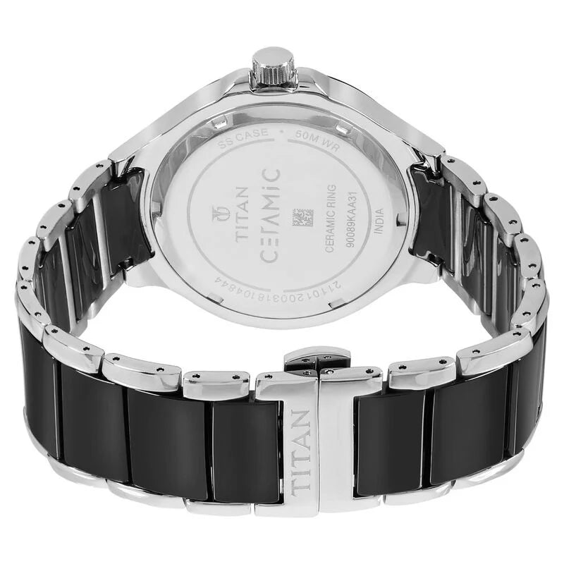 NR90089KD01 | TITAN Ceramics Analog Watch for Men