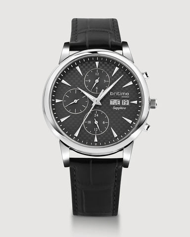 Britime Magna Men Automatic Black Dial Analog Watch 928-L10406 - Buy Now at Sai Creations Watches