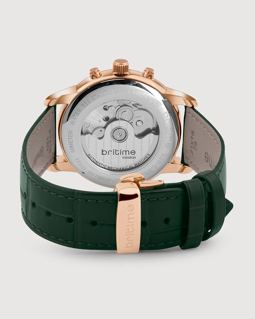 Britime Magna Men Automatic Green Dial Multifunction Watch 928-L31412