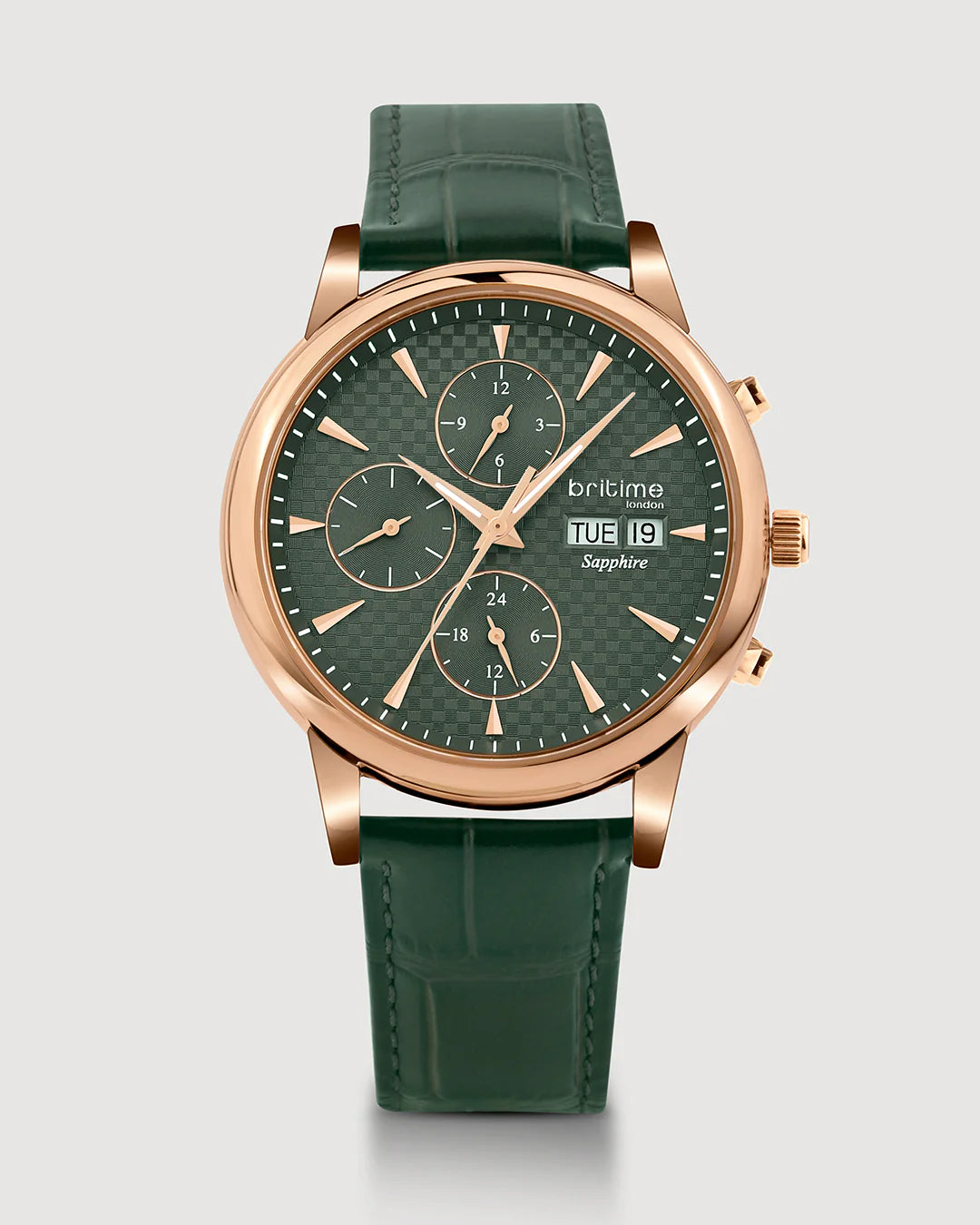 Britime Magna Men Automatic Green Dial Multifunction Watch 928-L31412