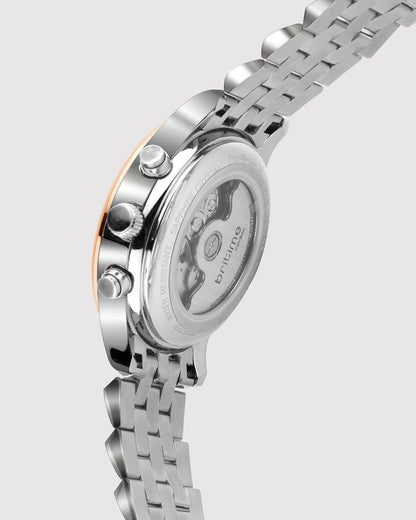 Britime Magna Automatic Silver Dial Multifunction Men Watch 928-M30305