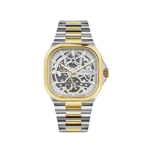Britime Monarch Silver Dial Analog Automatic Men's Watch 969-M10304