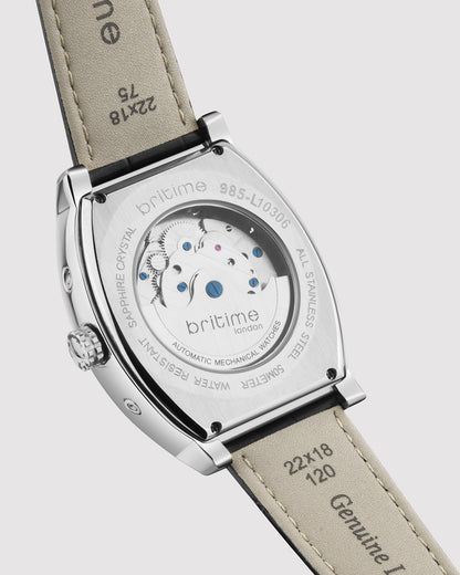 Britime Galaxy Men Automatic Silver Dial Multi-Function Watch 985-L10306